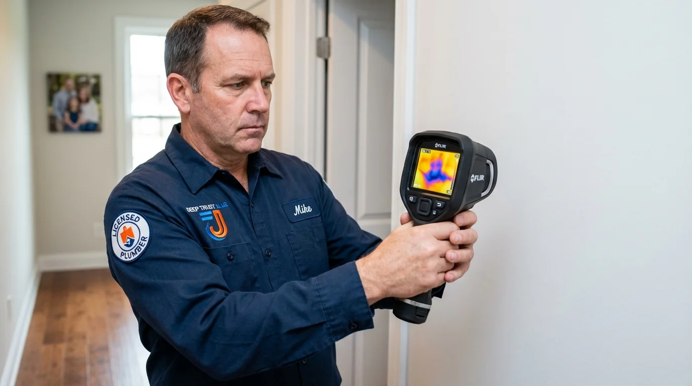 Thermal imaging leak detection by Johns Plumbing LLC in Riverview